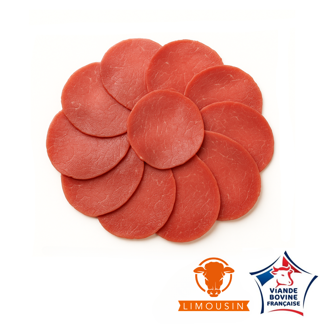 Carpaccio de boeuf limousin - vente surgelé en gros