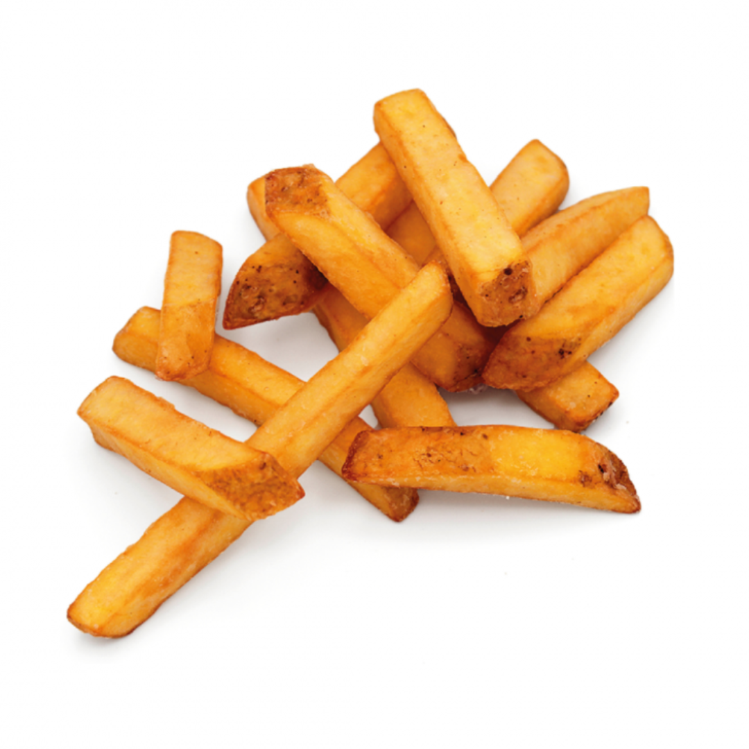 Frites de pommes de terre Belge avec peau