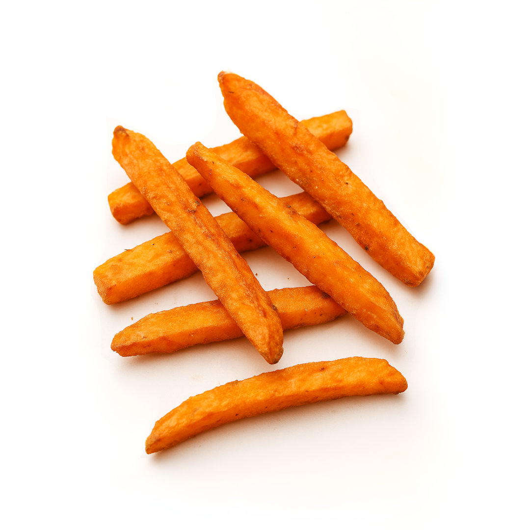Frites de patates douces pré frites surgelées