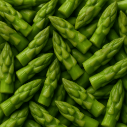 Pointes d'asperges vertes et entières surgelées