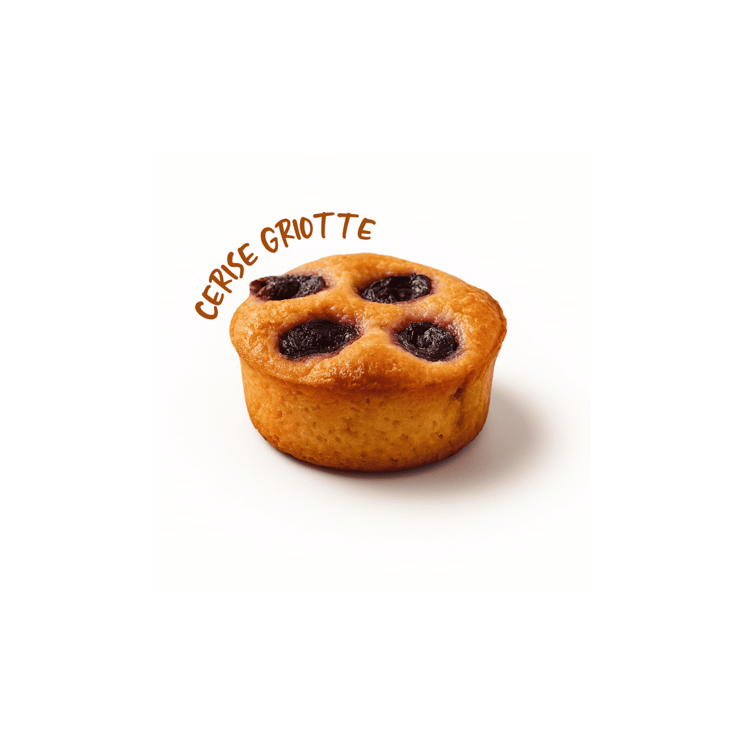 Mini clafoutis tradition cerises griottes 20gr Mini clafoutis tradition cerises griottes 20gr