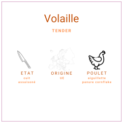 Aiguillette Poulet Cornflakes 1kg