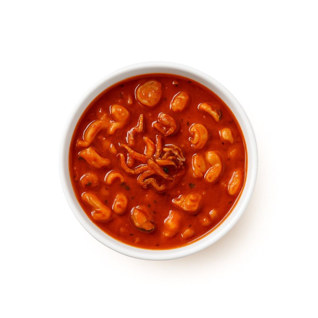 Sauce Pescatora caractéristique surgelée IQF