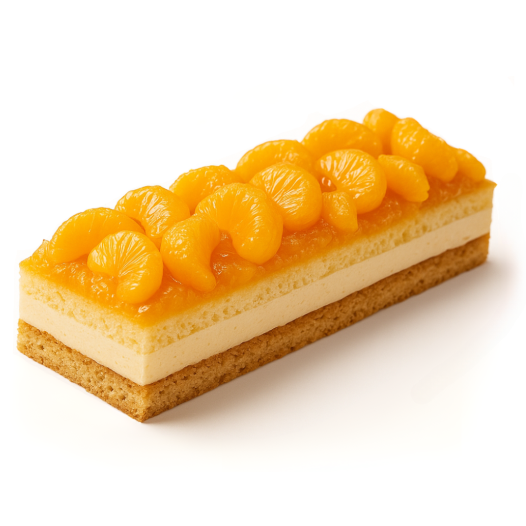 Entremet crumble croustillant aux agrumes