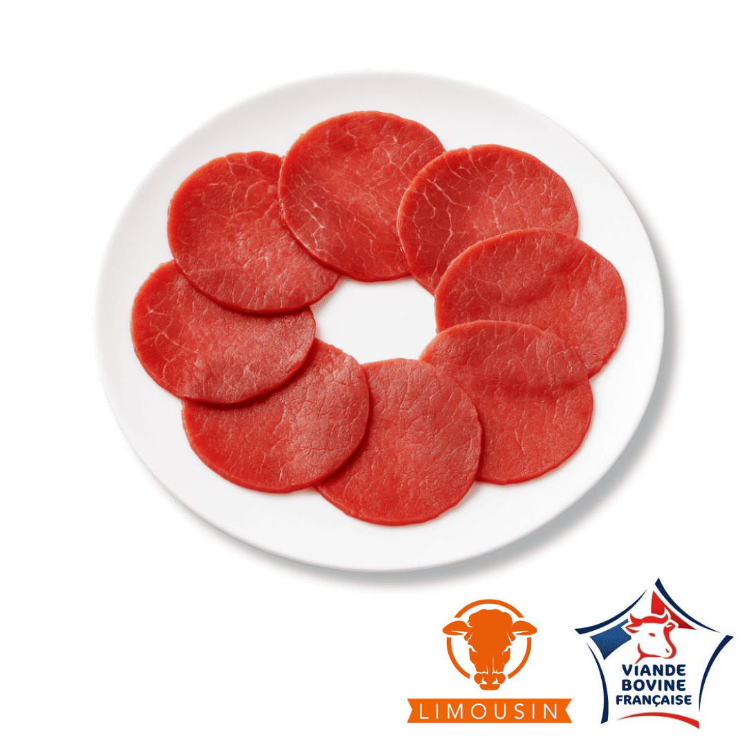 Carpaccio de boeuf limousin - vente surgelé en gros Carpaccio de boeuf limousin - vente surgelé en gros