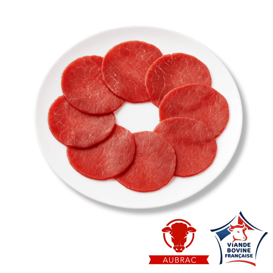 Carpaccio de boeuf Aubrac d'origine France 70gr