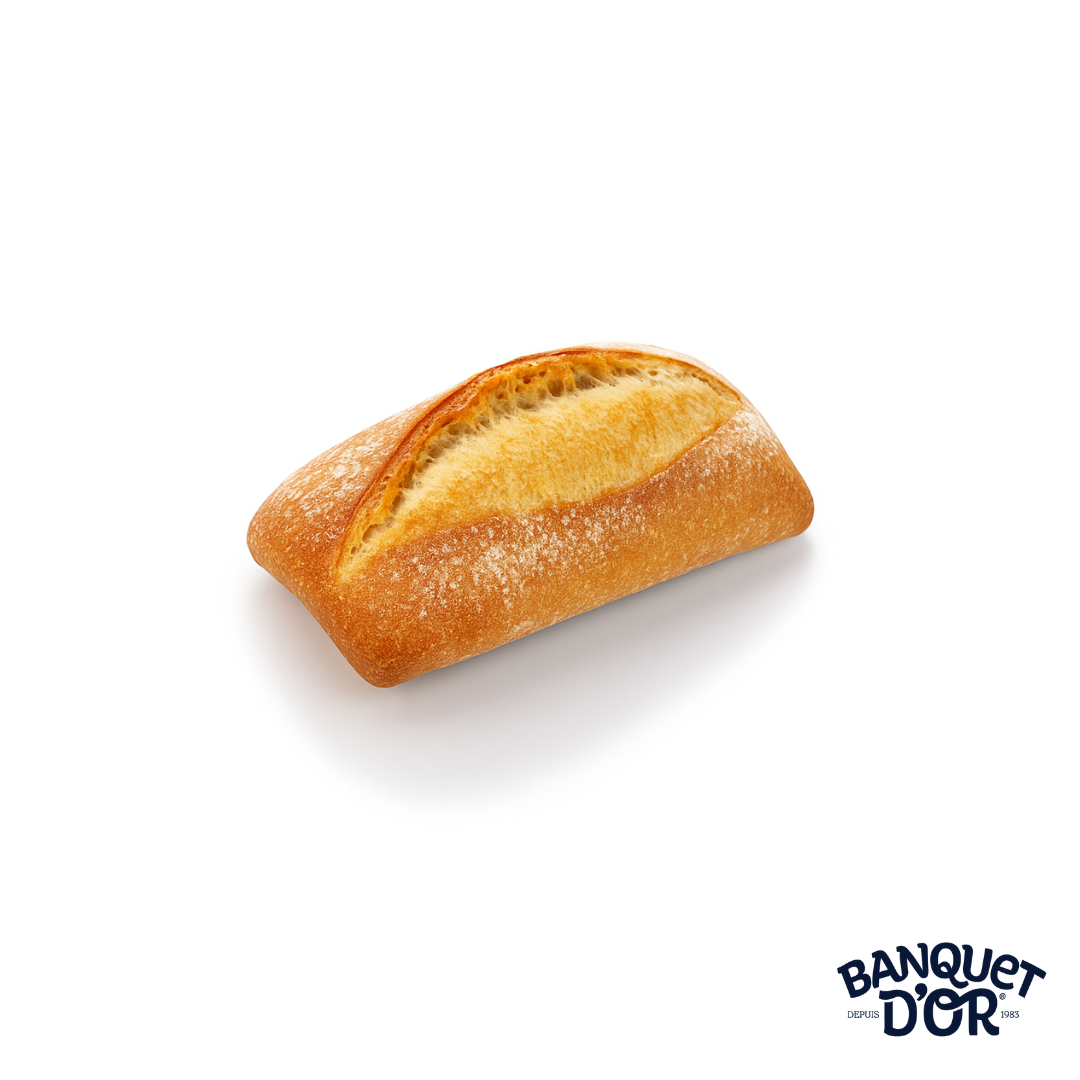 Petit pain nature rectangle 55gr | Grossiste alimentaire