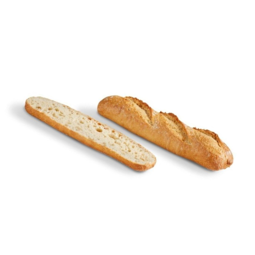 Baguettine de pain nature : farine Label rouge