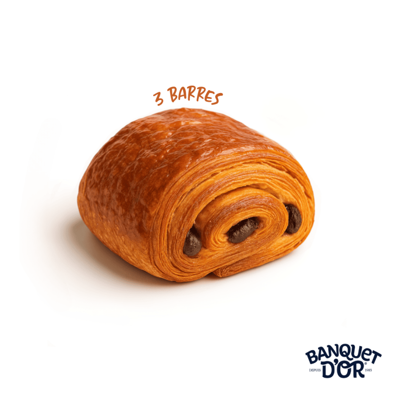 Pain au chocolat prêt à cuire pur beurre 85gr