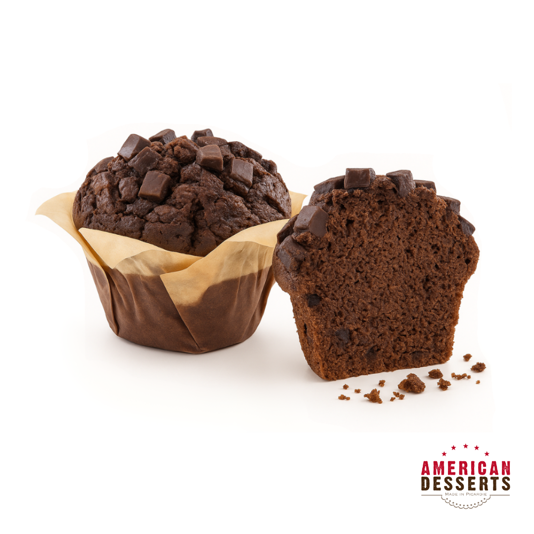 Muffin cacao pépites de chocolat surgelé 125gr