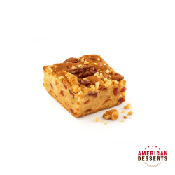 Plaque de blondie chocolat blanc, part de 69gr