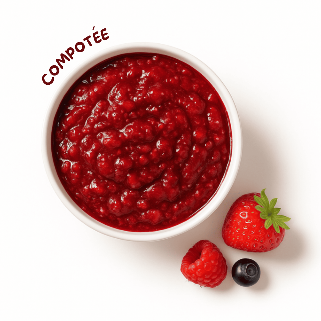 Compotée de fruits rouge Ponthier 1kg Compotée de fruits rouge Ponthier 1kg