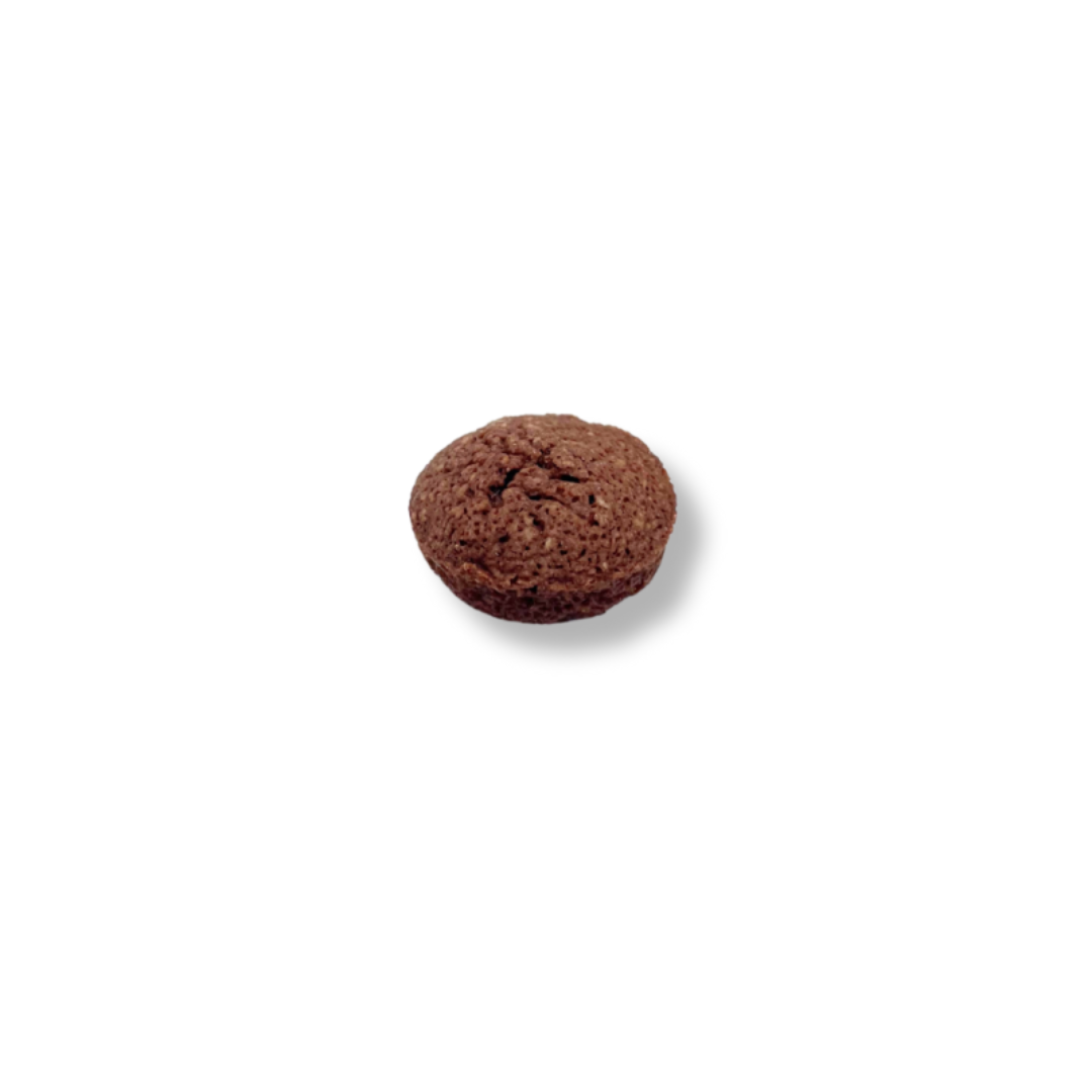 Base financier chocolat, petit four sucré de +/- 5gr