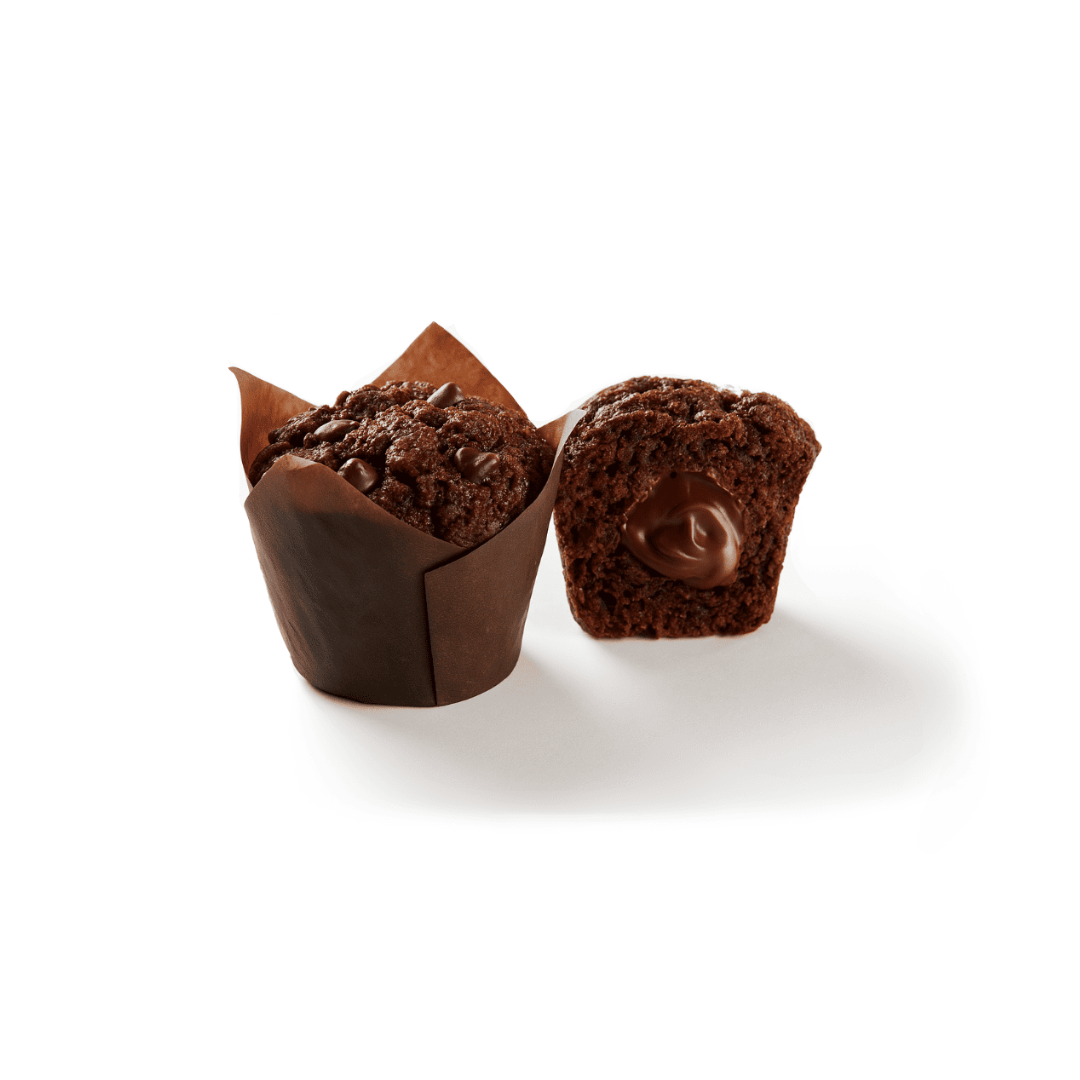 Mini muffin sucré saveur chocolat noisette 26gr Mini muffin sucré saveur chocolat noisette 26gr