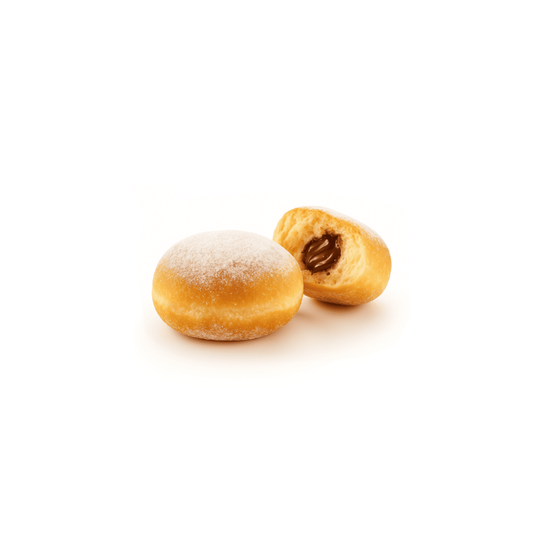Mini beignet coeur chocolat noisette 25gr Mini beignet coeur chocolat noisette 25gr