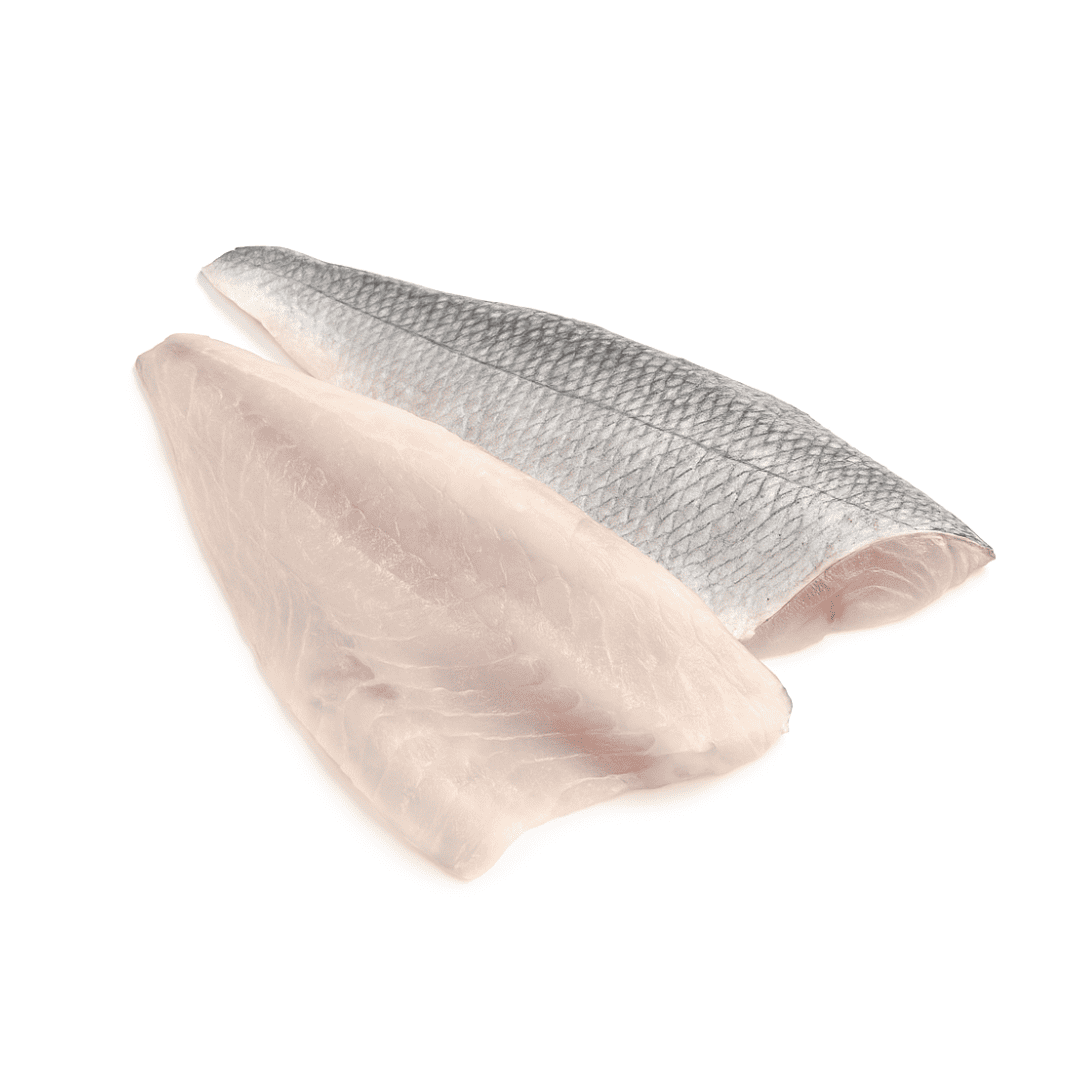 Filet de bar avec peau et sas arêtes surgelé +/- 150gr Filet de bar avec peau et sas arêtes surgelé +/- 150gr