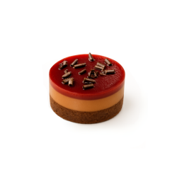 Dessert surgelé 80gr - Sablé crumble chocolat et griotte