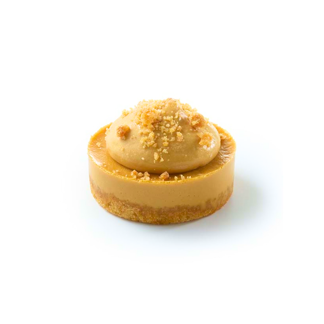 Desserts individuels crémeux passion caramel