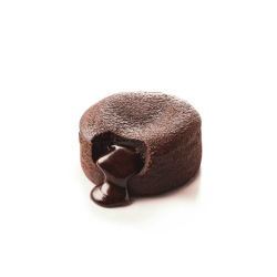 Dessert individuel moelleux au coeur coulant