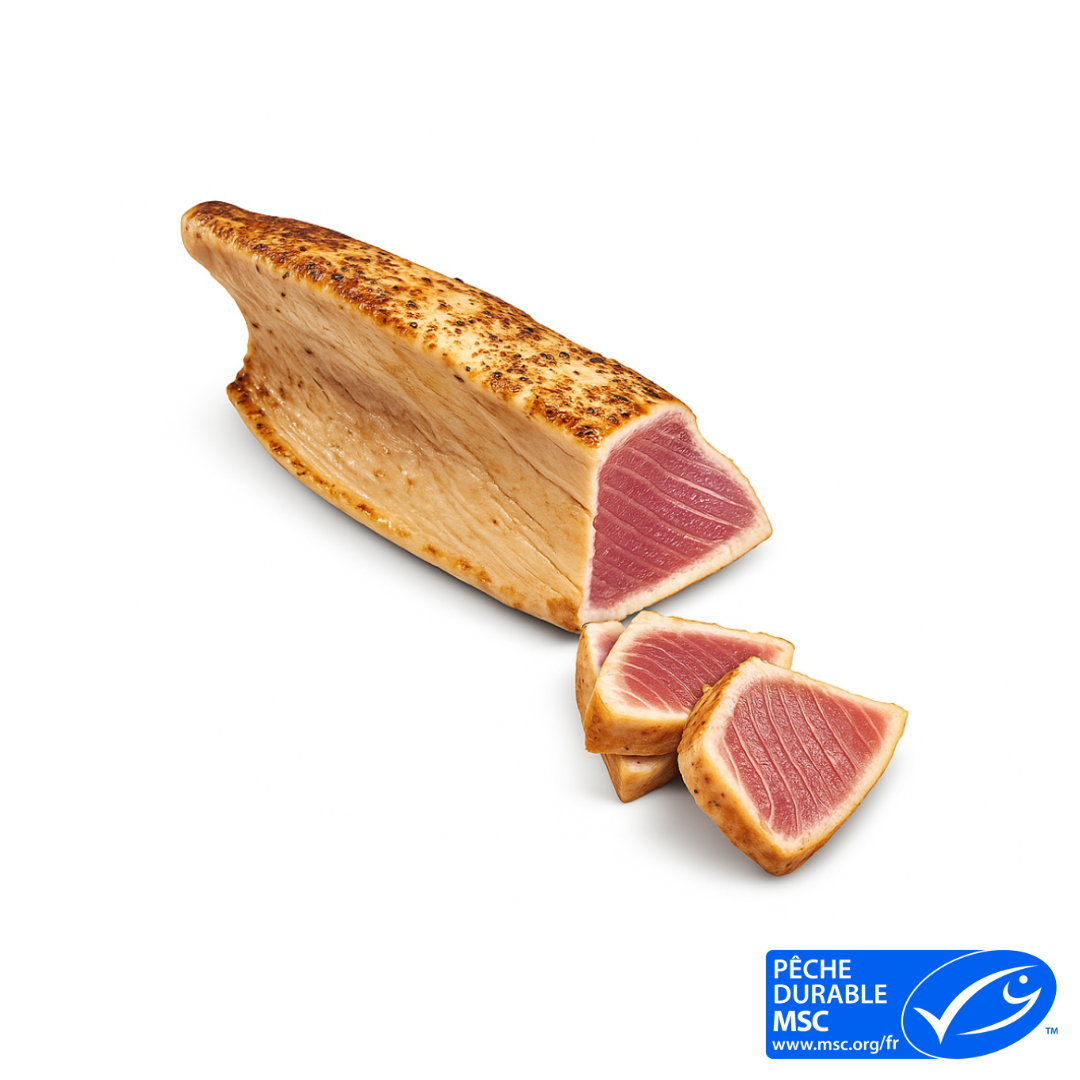 Tataki de thon listao sans peau surgelé en mer