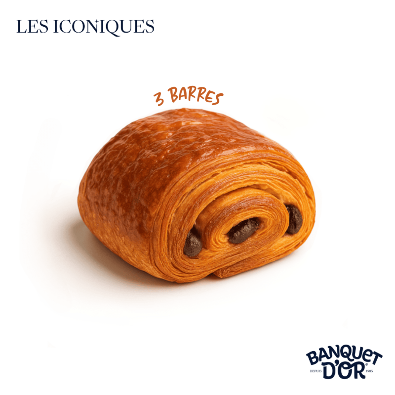 Pain au chocolat prêt à cuire pur beurre 85gr