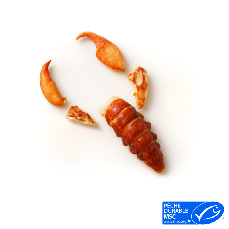 Chair de homard - queue et pince décortiquées 170gr
