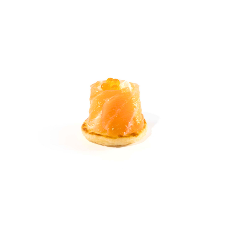 Mini blinis saumon fumé et crème raifort 13gr