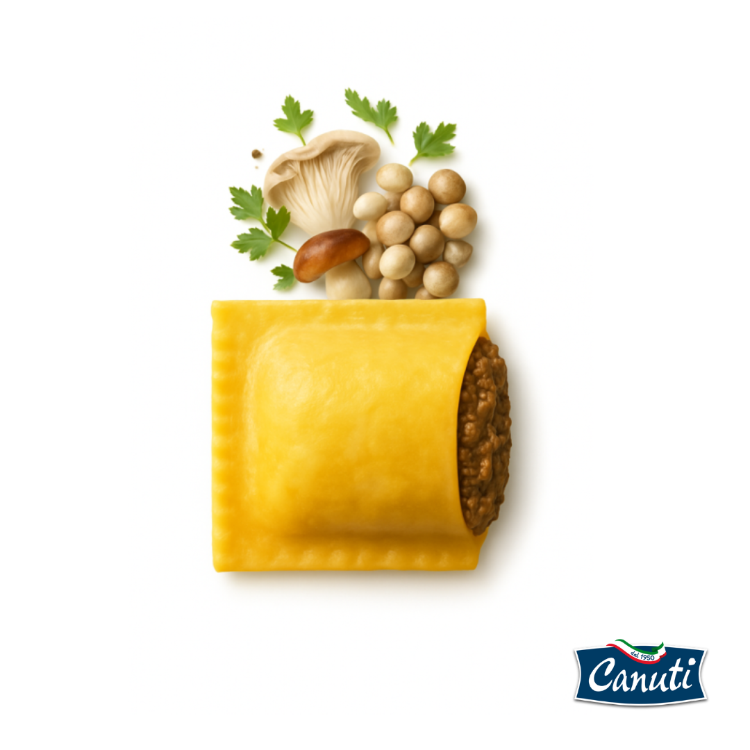 Ravioles farcies de champignons sautés 26gr