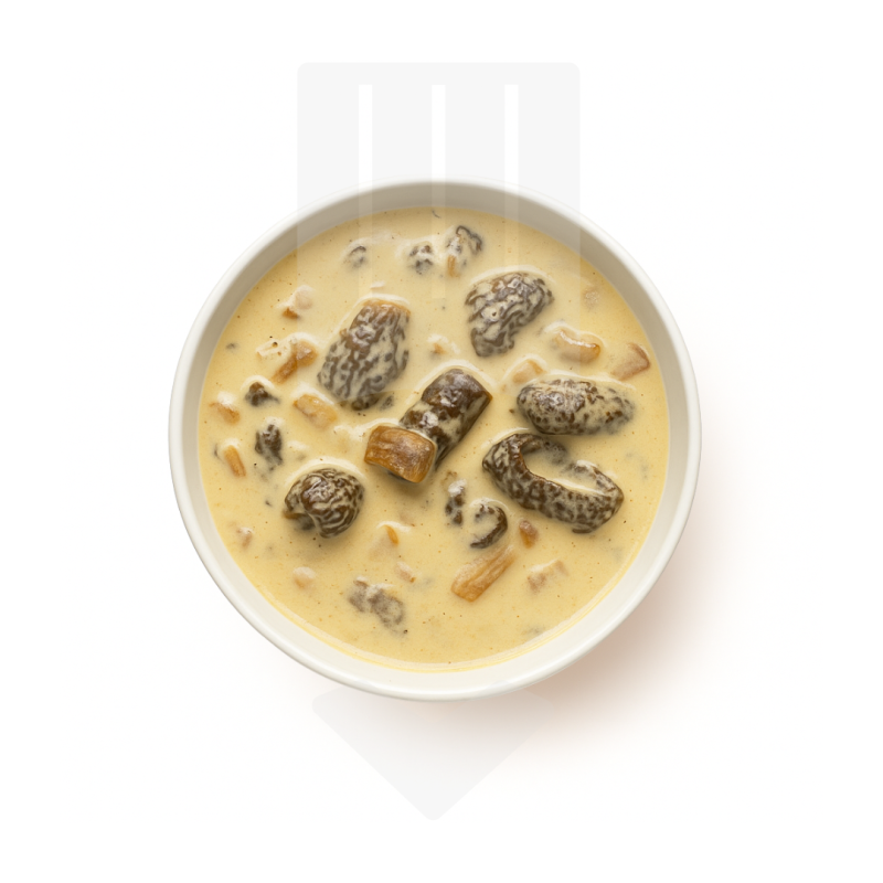 sauce aux morilles liquide et aromatique surgelé