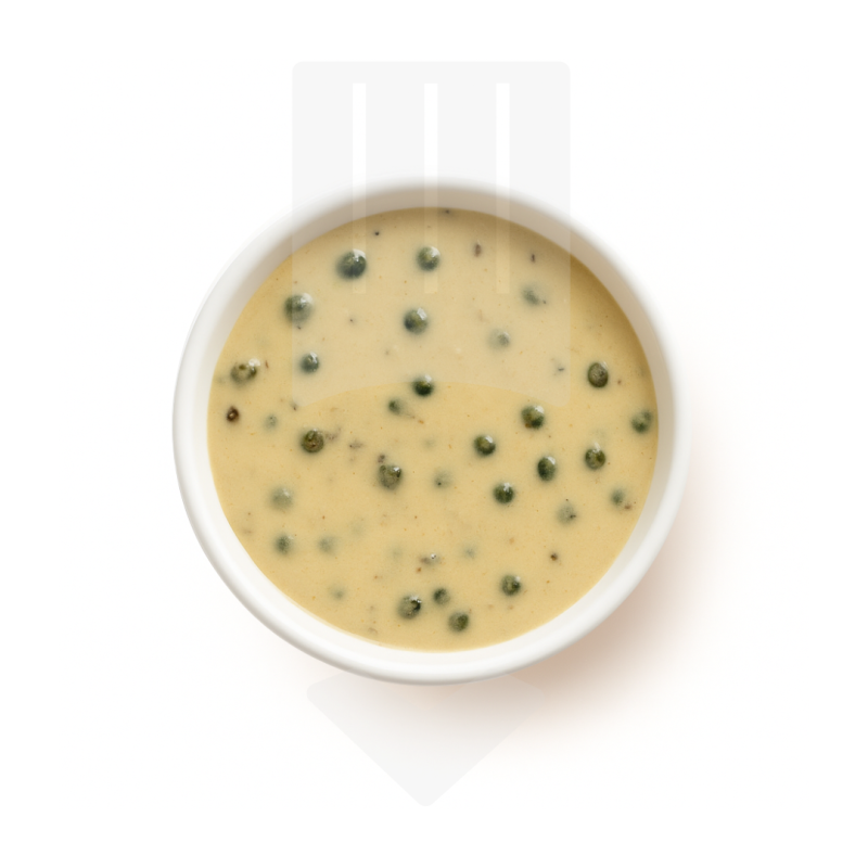 Sauce au poivre et aromatique surgelé