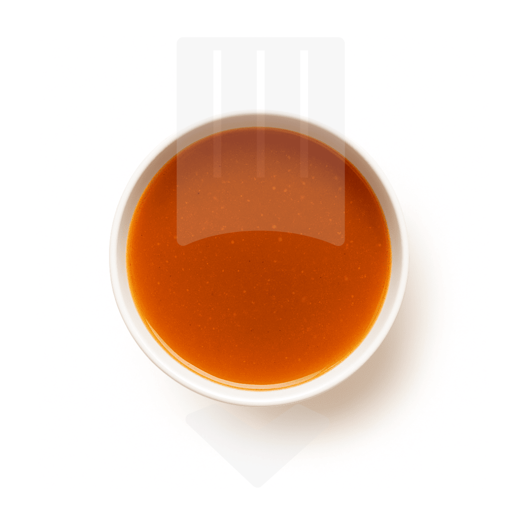 Fond de veau brun liquide et aromatique