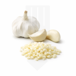 Cubes d'ails lavés, ciselés & surgelés IQF