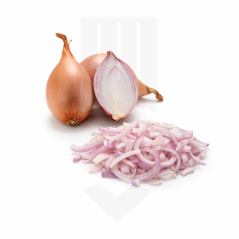 Echalotes finement émincées IQF en sachet ZIP