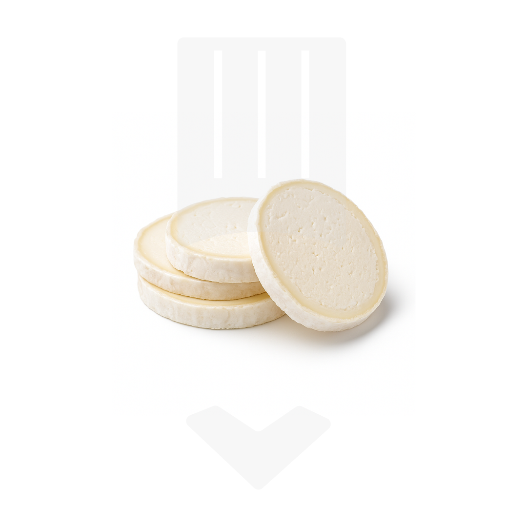 Tranches de chèvre pasteurisé surgelées IQF