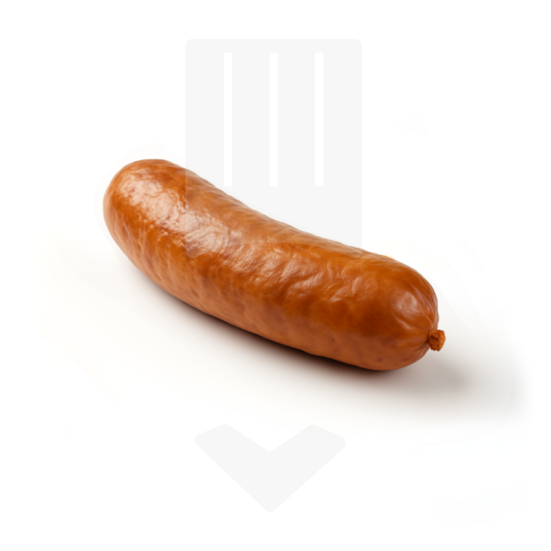 Saucisse de porc français fumée et cuite 60gr