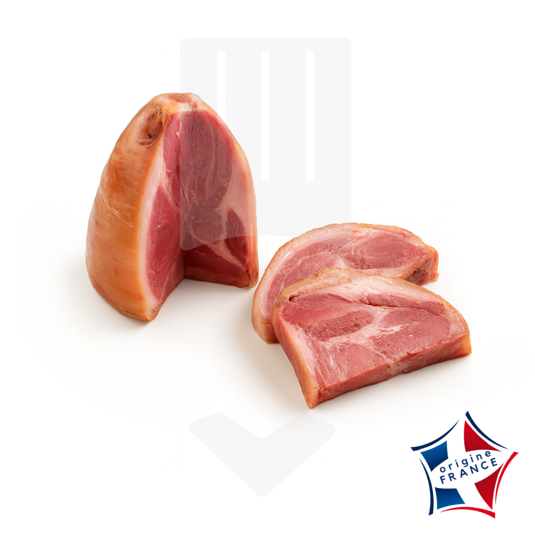 Jambonneau de porc façon rôtisserie surgelé