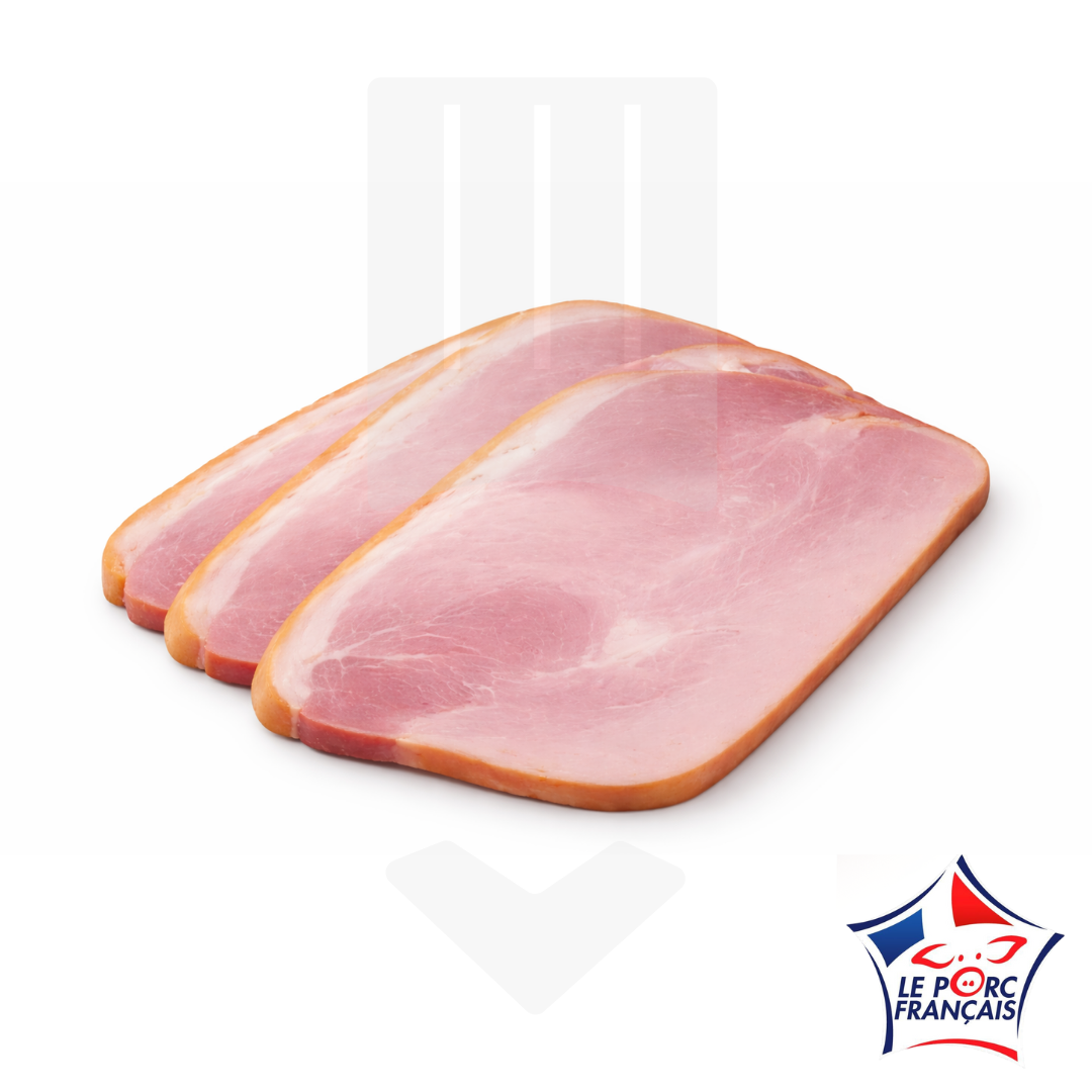 Tranches de jambon de porc français à griller 140gr