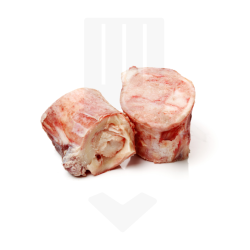 Os à moelle de boeuf surgelé, scié en rondelles