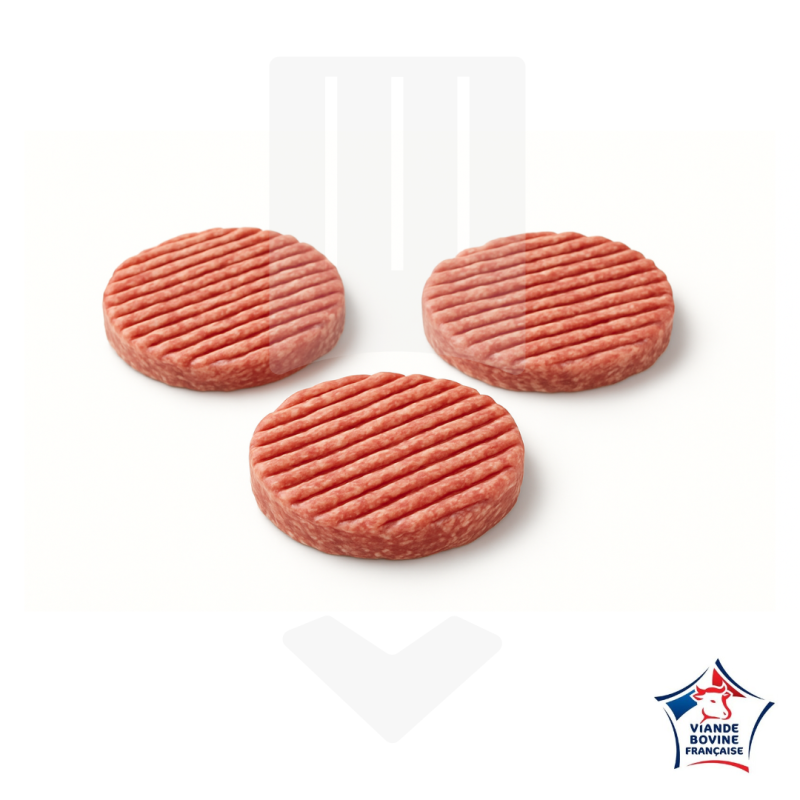 Mini steak haché de boeuf, pièce à snacker de 38gr