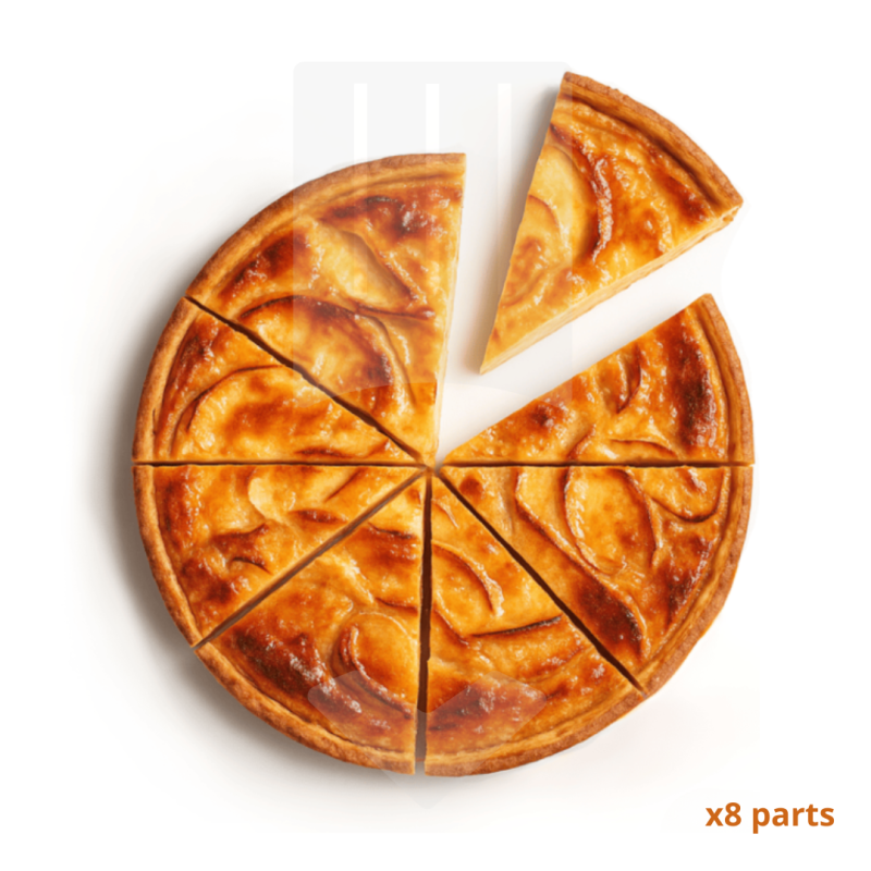 Tarte normande pur beurre découpée & surgelée