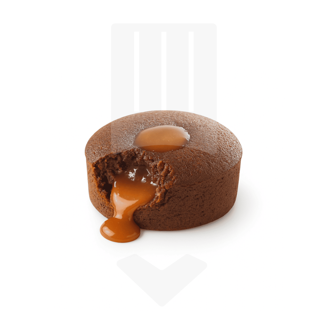 Moelleux chocolat coeur caramel beurre salé