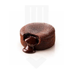 Dessert individuel moelleux au coeur coulant