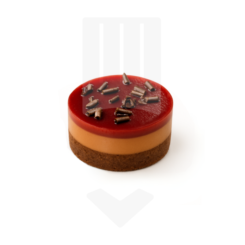 Dessert surgelé 80gr - Sablé crumble chocolat et griotte