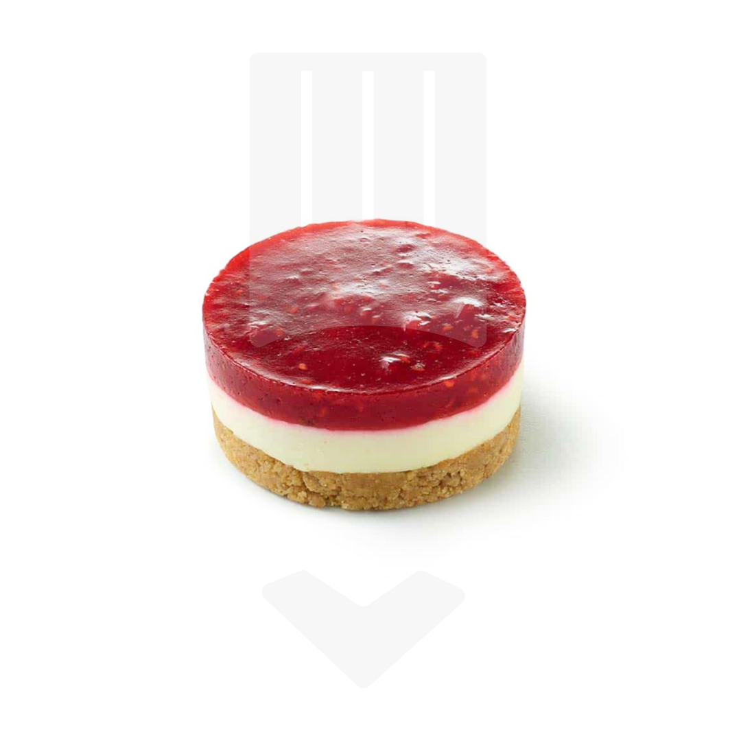 Cheesecake fruits rouges et crumble croquant 90gr