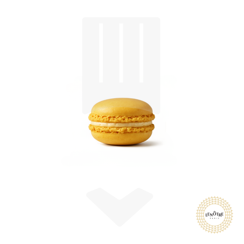 Macaron citron - recette Lenôtre 12gr