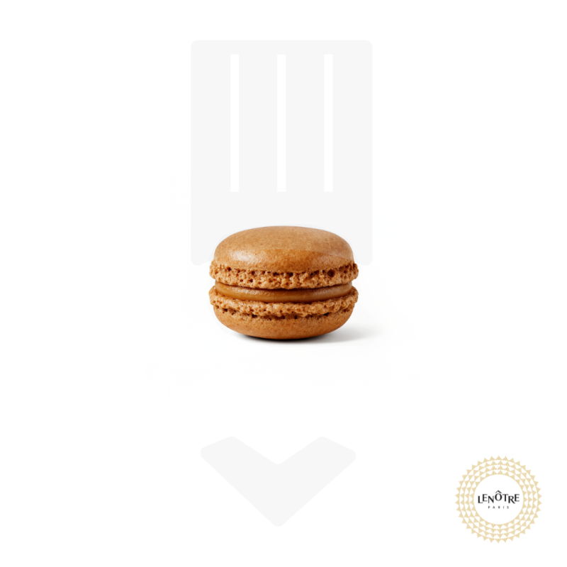 Macaron caramel beurre salé - recette Lenôtre 12gr