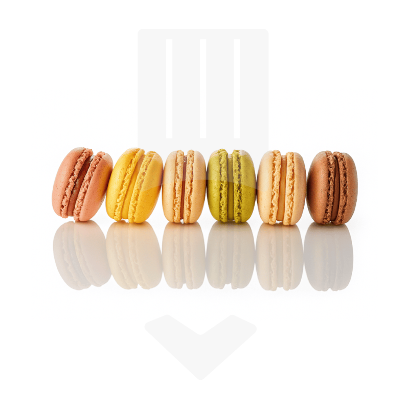 Assortiment de macarons classiques surgelés 12gr