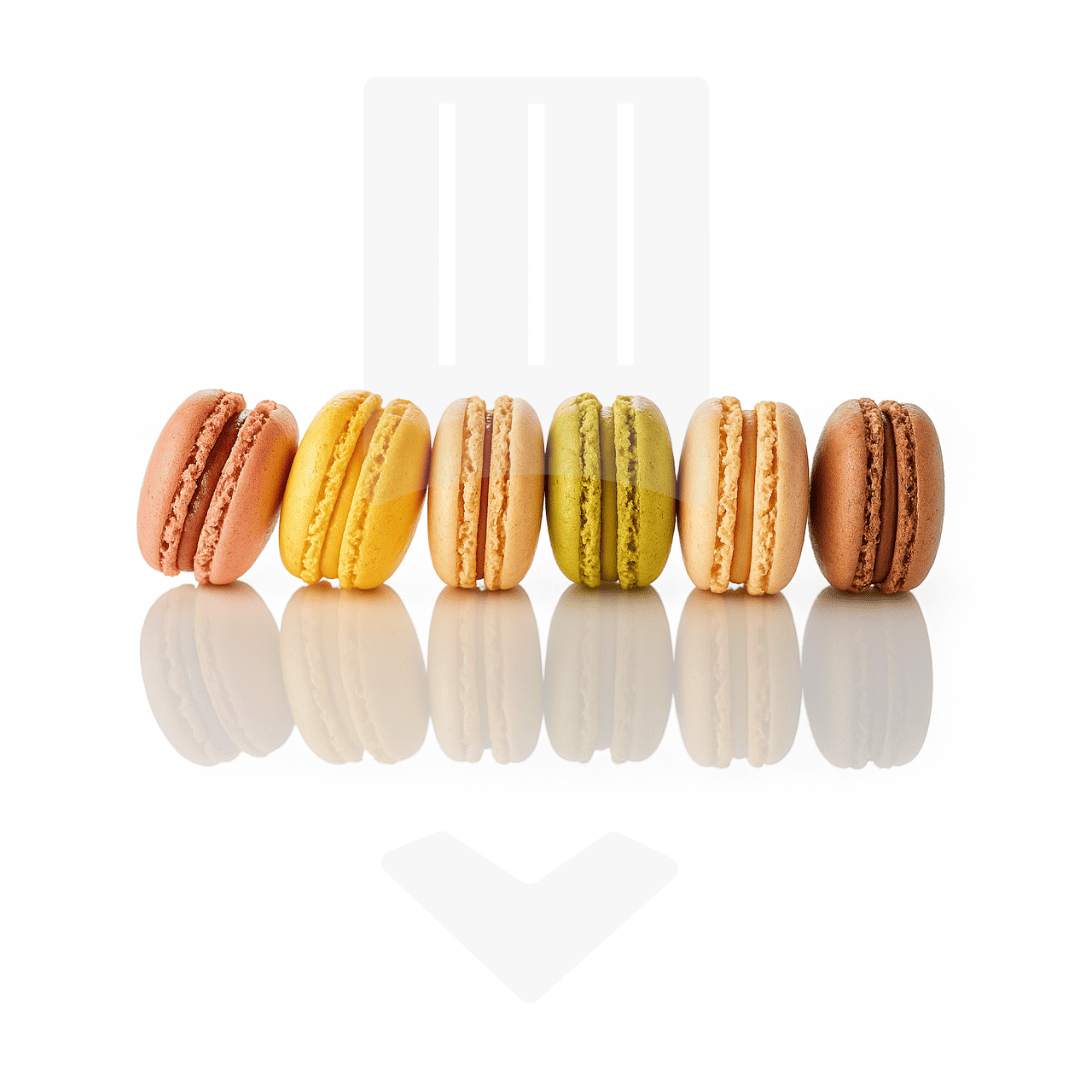 Assortiment de macarons classiques surgelés 12gr