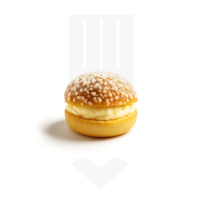 Mini Tropézienne à la mousseline vanillée