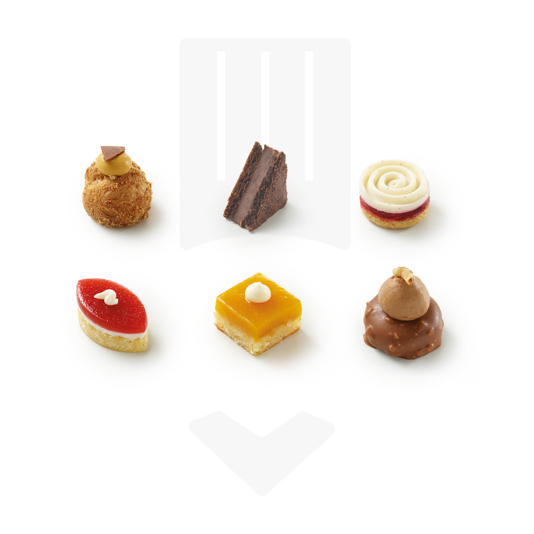 Assortiment de petits fours style art déco 11.5gr
